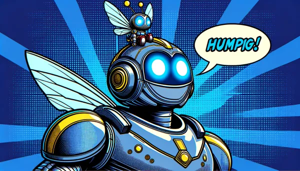 BlinkClaw comic style — AI agent illustration